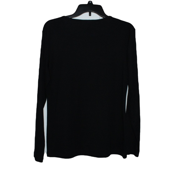 Women’s embellished Holiday Top by Karen Scott. Size Large. - Picture 2 of 5